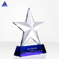 Metal Stress Ball Shaped Crystal Star Trophy Award